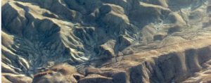 surface rupture of Abiz earthquake 1997